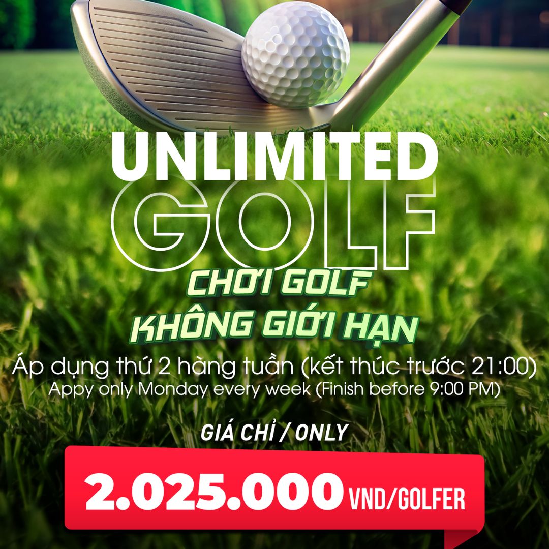 UNLIMITED GOLF – CẢ NGÀY THẢ GA SWING  TẠI STONE VALLEY